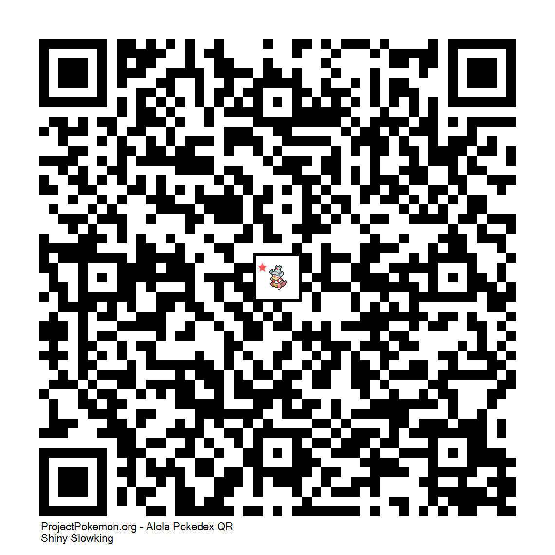 Cdigo QR de Slowking variocolor
